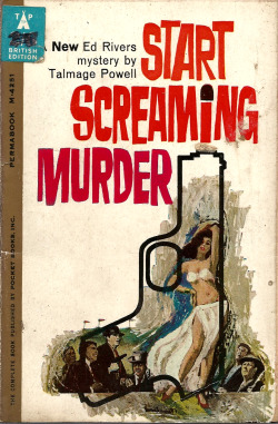 Start Screaming Murder, by Talmage Powell (Pocket Books Inc. 1962) From a charity shop in Nottingham.