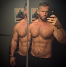 yummyhairydudes:  For MORE HOT HAIRY guys-Check out my OTHER Tumblr page:http://www.hairyonholiday.tumblr.com  He&rsquo;s hot! But my #BubbleBunnies are in the back 