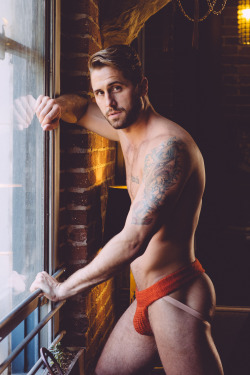 jeremylucido:  I had a great shoot with Wesley Woods featuring the the hand-knitted Stock Jock by The Knitty Gritty NYCJeremy Lucido Photography