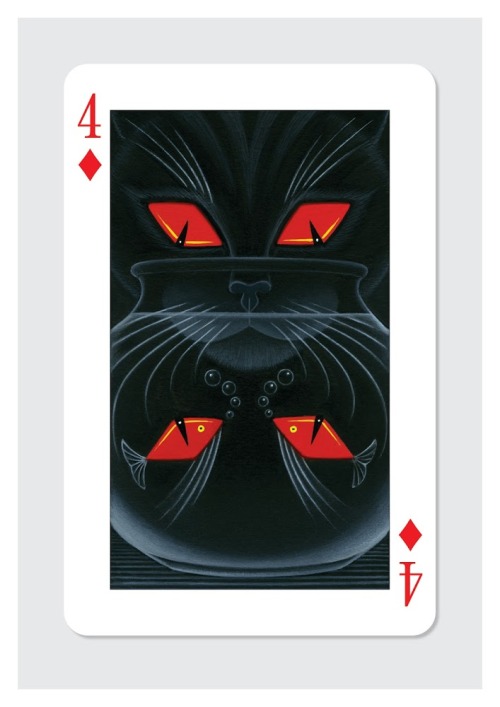 tehfawx:  ianbrooks:  Wild Cards by Tony Meeuwissen Your standard deck of 52 playing cards is typically ordained with fanciful representations of English nobility in the garish court costumes of time’s past, but Tony has given the suits a distinctively