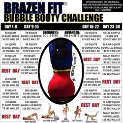 nicolejonesfitness:  Anyone up for the bubble booty challenge? Double tap if you are going to start! Tag a friend so they can do it with you! #bubblebooty #glutes #exercise #workout #fitness #lunges #squats #fit #girlswithmuscle