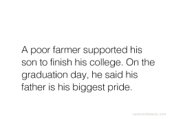psychofactz:  More facts  This is touching. Wish my dad would have been apart of my life.