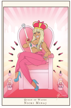 jervae:  kendrawcandraw:  Finally done! One of my last projects for my senior portfolio, I drew the top female emcees (at least from late 90s - today) as tarot queens. \o/  WOAHHHHH. This is too bomb. 