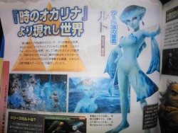 afrohawk52:   Ruto and Darunia (on the right) for Hyrule Warriors! Can’t wait for the high res scans! 