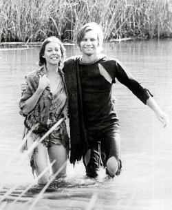 Jenny Agutter And Michael York In ‘Logan’s Run’, 1976.