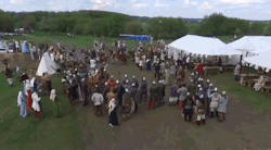 tenthcorner:  supapoopa:  peterfromtexas:    Reenactor throws a spear at a drone    What a time to be alive.  “The medieval warrior, realizing the consequences of his impulsive act, immediately approached the owner of the drone and offered to pay for