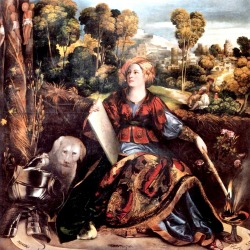 Dosso Dossi (Giovanni Luteri called Dosso Dossi; Tramuschio 1486 [?] - Ferrara 1542); Melissa (Circe), between 1518 and 1531; Galleria Borghese, Roma