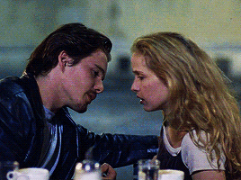 filmgifs:Loving someone… and being loved… means so much to me.Before Sunrise (1995) dir. Richard Linklater