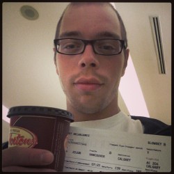 Tim Hortons at YVR. The only location that