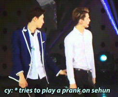 sehunphilia:   When Chanyeol messes with