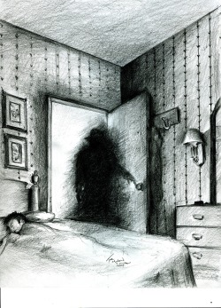 nosleepparanormal:  Shadow people are reported worldwide and since the beginning of recorded history. Shadow people seem to be living shadows. They are usually seen out of the corner of peoples eyes. Some people see semi-transparent dark splotches. They