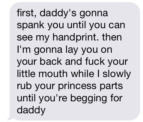 Porn photo soft-core-porn:  texts from daddy 