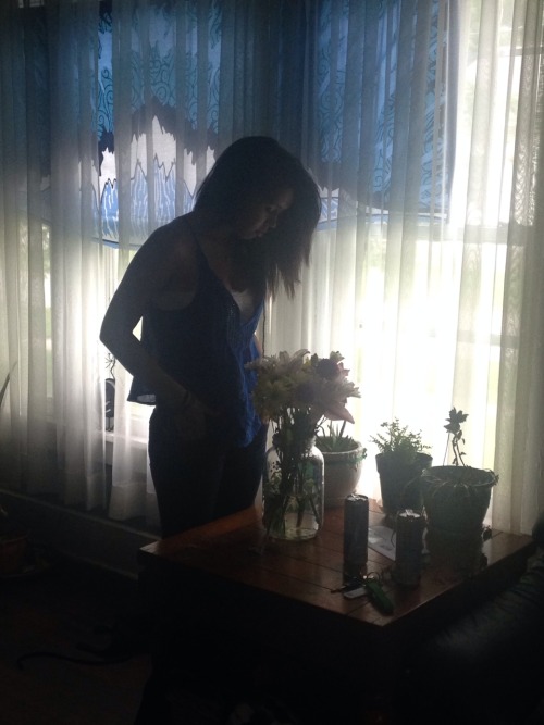 ssapct:  Bought her flowers yesterday :) adult photos
