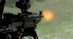 hoplite-operator:   Springfield M1A rifle in super slow motion,