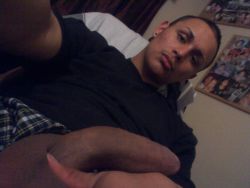kmsk200:  sexygboy:  exposingdlniggas:  Submission 19 year old hung Latino :-)  Nice bby  Can U fac me