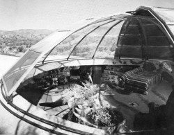 poetryconcrete:The Dome House, architecture by Paolo Soleri, in Arizona desert, USA.