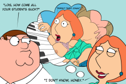 Hentaivideogamesandmore:  Piano Lessons From Lois?