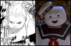 badasskunoichi:  It’s the Stay Puft Marshmallow Man!