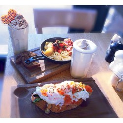 funkychef:  #perfect #breakfastcafe #girls #party #browniecafe #breakfast #morning #omg #pancake #food #blueberry #goodmorning #american #nyc #warm #creamcheese #chef #cafe #best #super #raspberry #cottage #yogurt #avocadotoast #sweet #tasty #happy #eggs