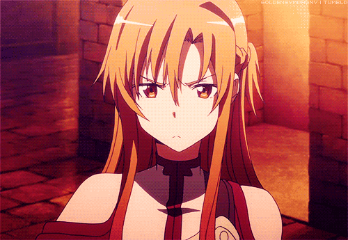 Sometimes I have the rage of Asuna at times Kirito get girls without trying it like