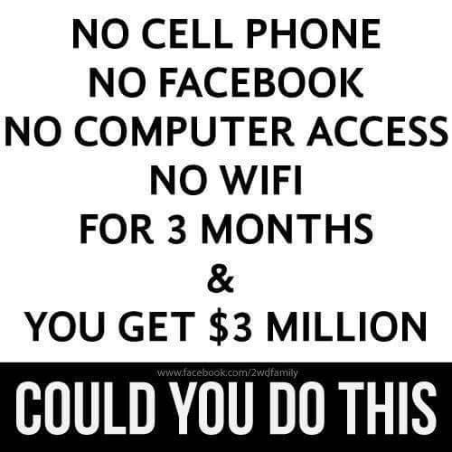 It wouldn’t be easy but I could do it.  Can you?