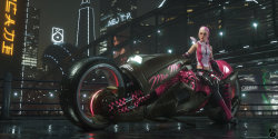 cyberclays: NeoT.P. - by Carsten Stueben “The final image after creating “Maya” and “Maya’s Bike”. It was inspired by films like Akira and Bladerunner” Check Maya’s bike on my tumblr [here] 