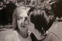poshlosts:Chloe Sevigny and Harmony Korine, in Central Park, NYC by Mary Frey, 1997.