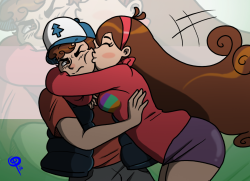 chillguydraws:  chillguydraws:  You can never have too much of the pinecest pines twins. Yeah….that’s what I meant…  Day reblog!   &lt; |D’‘‘