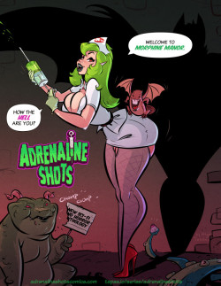 Mistress Morphine - Adrenaline Shots - Welcome - Cartoon PinUp