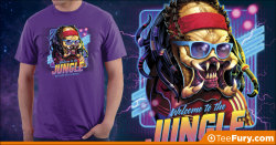slugbox:  teefury:  Missed Yesterday’s Tee? “Welcome To The Jungle&ldquo; by rockydavies is still available exclusively on teefury. Hurry! Get yours here: http://goo.gl/AkPmoz  LLOK AT THIS FUCKING SHIRT BOUGHT RIGHT NWO FUCK
