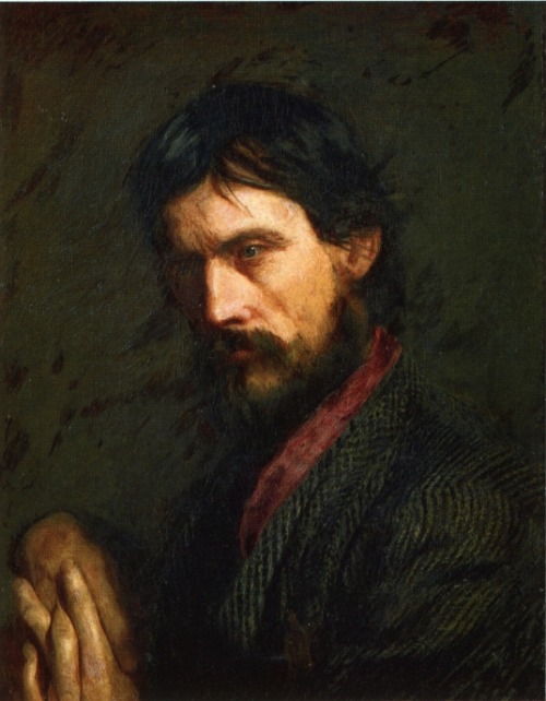 artist-eakins: The Veteran (Portrait of Geo. Reynolds), Thomas Eakins Medium: oil,canvas 
