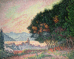 Paul Signac.Â Forest Near St. Tropez.Â 1902.