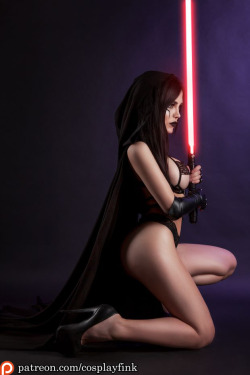 cosplayfink:  Join to the Dark Side! We have cookies!More high resolution exclusive photos without watermark and without lighsaber only on my patreon.com/cosplayfink