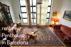 rent my penthouse in Barcelona!I’ll be travelling and during one year I rent my super penthouse from July 1st. Please note that for 3, 6 or 12 month and direct booking I offer special prices. You can find all the details here: https://www.airbnb.com/rooms