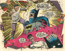 Panels from Batman No. 473 (DC Comics, 1992). By Peter Milligan and Norm Breyfogle.From Oxfam in Nottingham.