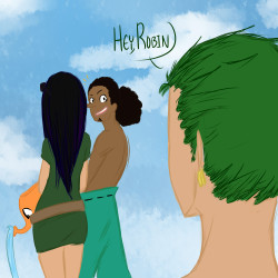 Kindyart:   Do You Think Robin Ever Just….  Remake Of This Biz Because Zoro Had