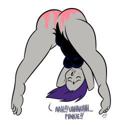 PWYW Commission #2  The 2nd PWYW done by @lookatthatbuttyo of Raven from Teen Titans.    This one is based on the SLIMED comic!!