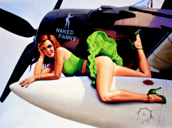 jaquematt:   Greg Hildebrandt - Naked Fanny    Best in class Girls of Aviation