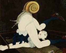 paintdeath:Shunga art by yuji moriguchi