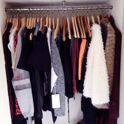 styleenvious:  my closet is getting pretty