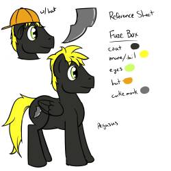 Quick reference sheet for Fuze Box. He hasn&rsquo;t changed all that much since the last time I did a ref pic.  Coat&rsquo;s not quite as black, more of a dark gray.  Still has the long tail, the mane is a bit less 80&rsquo;s rock star, he wears an
