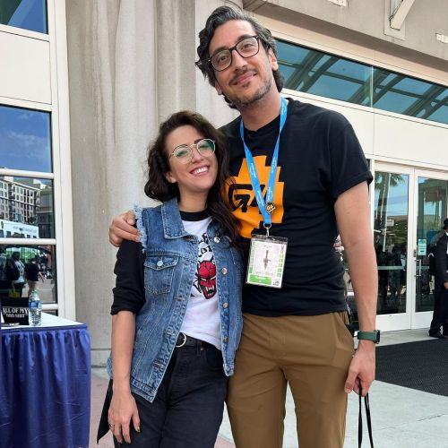 The only #SDCC photo that matters; my man @gmessak ♥️ (at San Diego Convention Center) https://www.instagram.com/p/CgYJF36Lsus/?igshid=NGJjMDIxMWI=