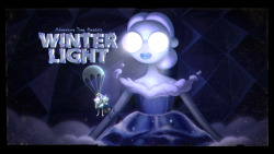 Winter Light (Elements Pt. 3) - title carddesigned and painted by Benjamin Anderspremieres Tuesday, April 25th at 7:30/6:30c on Cartoon Network