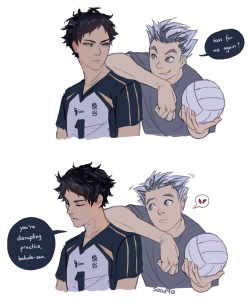 soodyo:   even after graduating bokuto probably can’t help but drop by occasionally    