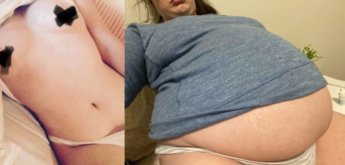 thicquex:I never, ever thought I’d get this fat. It’s hard to believe I’m even the same girl, I used to be so tiny and now I’ve turned myself into a swollen, bloated hog, and I still can’t stop. I’m so addicted to blowing myself up I’ve