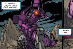 My girlfriend and me have so much in common with this Decepticon. Shockwave is 1 of my fav Decepticons since his only passion in science. His scientific goals are unhindered by petty nuances like morals or ethics.   If I were a scientist, that&rsquo;s