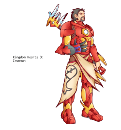 Ironman, Kingdom hearts by alessandelpho