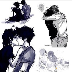 mega-pjo-lover:  The 2 left Viria, top right Minuiko, and the bottom right Ask Percico I think not dure BTW #percico #pernico #nicodiangelo #percyjackson #myOTP  for the pernico shippers ;)