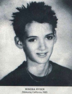  Winona Ryder In High School “I Was Wearing An Old Salvation Army Shop Boy’s