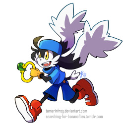 searching-for-bananaflies:    Daily Drawing #78 l Dream Traveler l Patreon l DA Version    Along Spyro, Klonoa was a big part of my childhood. 
